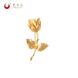 New Gold white Flower Brooches Leaf Rose Brooches Broche Broches Mujer Acrylic Wedding Brooch For Women Gifts Hijab Pin