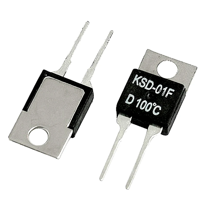 1pcs KSD01F Temperature Sensor Thermostat Switch 40℃45℃50℃55℃60℃70℃80℃90℃95℃100℃105℃110℃115℃120℃130℃125℃ JUC31F Thermal Switch