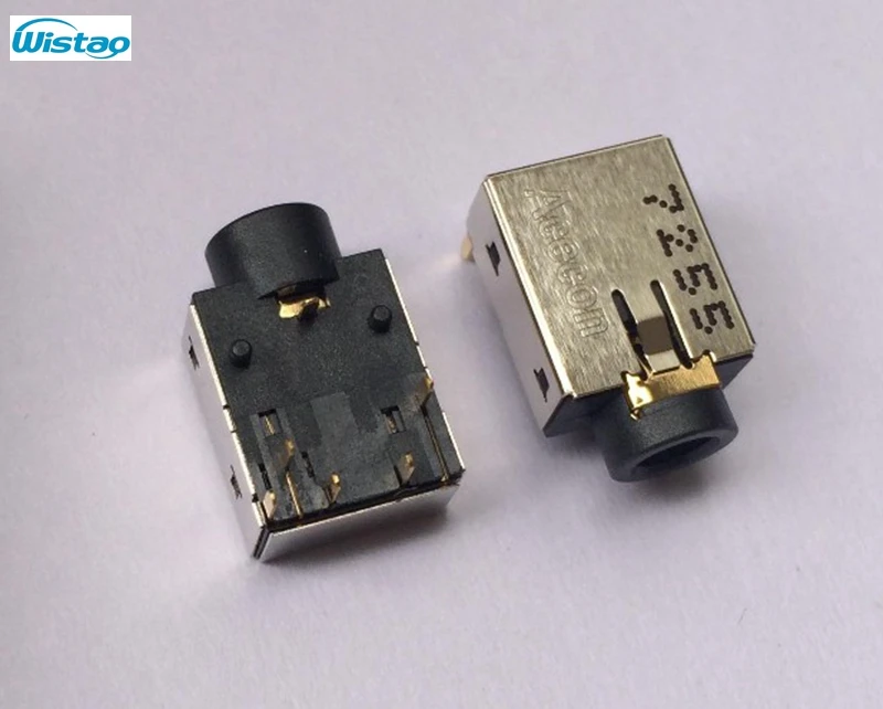 HIFI 3.5mm Phone Jack  Jack Gold-plated Stereo Fully Shielded Pin Length 1.7mm for Headphone Amplifier DIY Free Shipping