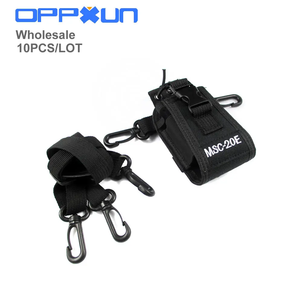 

OPPXUN MSC-20E Nylon Radio pouch carry Case Handsfree Holder for Motorola GP340 GP328 GP68 GP88 Two Way Radios Bag Case Holder