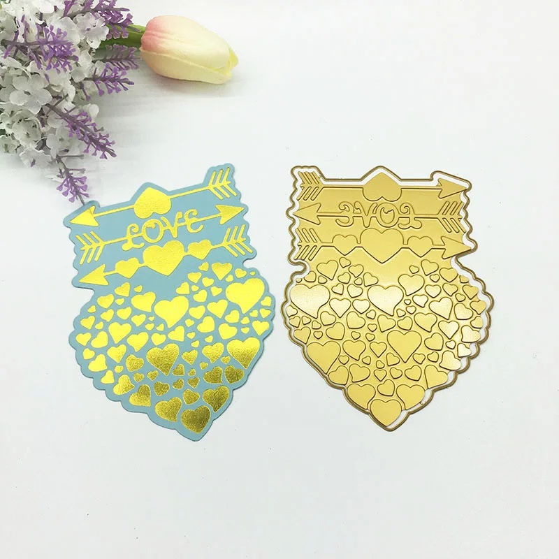 

Julyarts 2019 New Love Heart Metal Cutting Die For Scrapbooking Stencils Stamping Paper Card Die Cut Hot Foil Plate Craft Dies