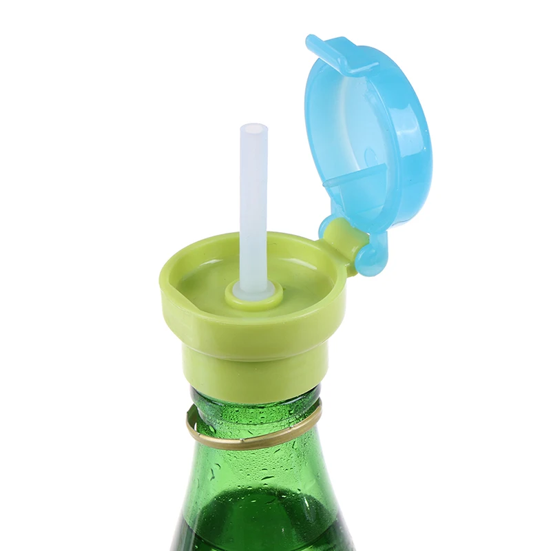 Portable Tidak Ada Tumpahan Tersedak Air Botol Gelas Adaptor Cap dengan Tabung Minum Jerami untuk Bayi Bayi Anak Mudah Kebersihan Minum feeder