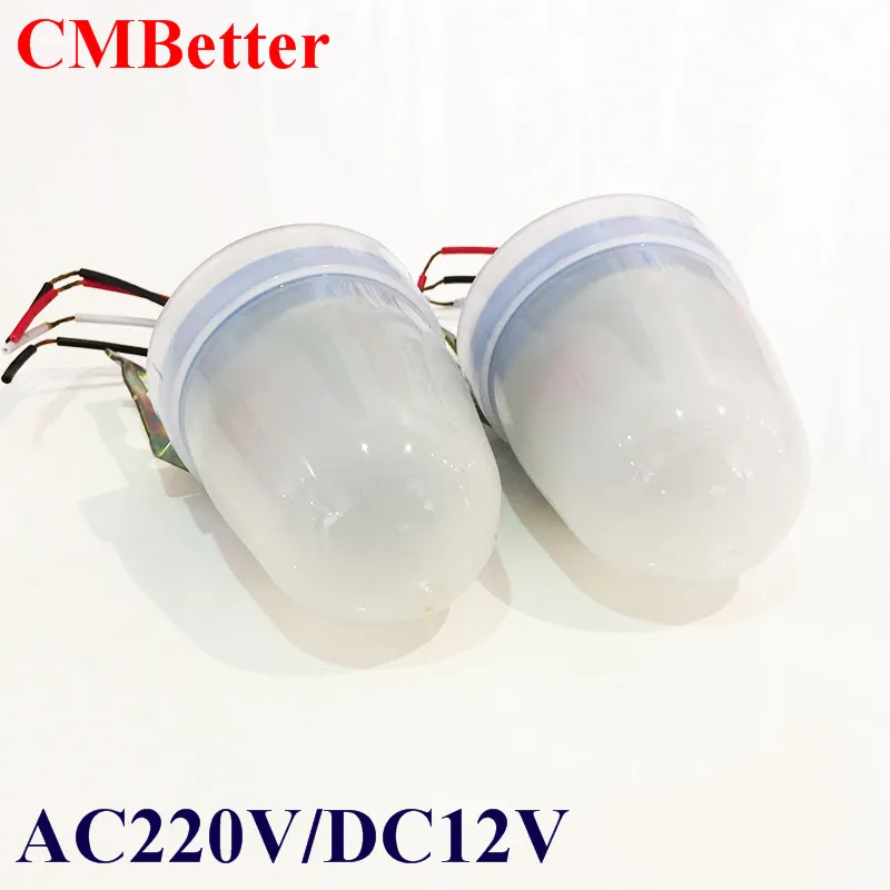 CMBetter High quality 220VAC DC12V Light control Photo sensor switch automatic photocell switch 10A for lamps