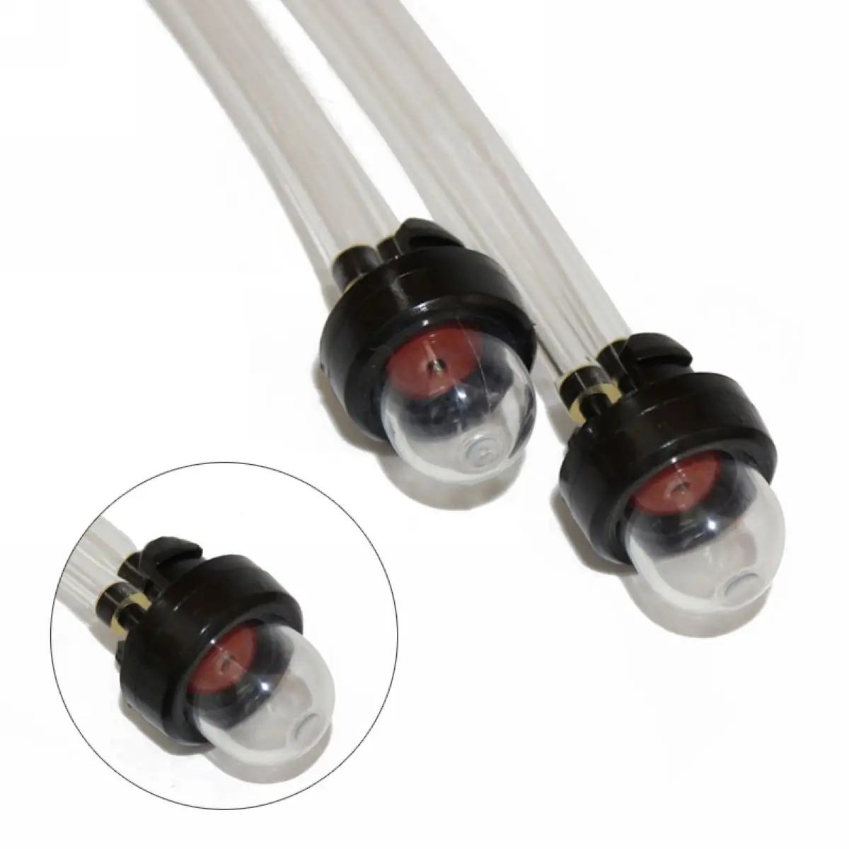 2 Set Replacement Snap In Primer Bulb Bulbs W/ Gas Fuel Line For 188-512