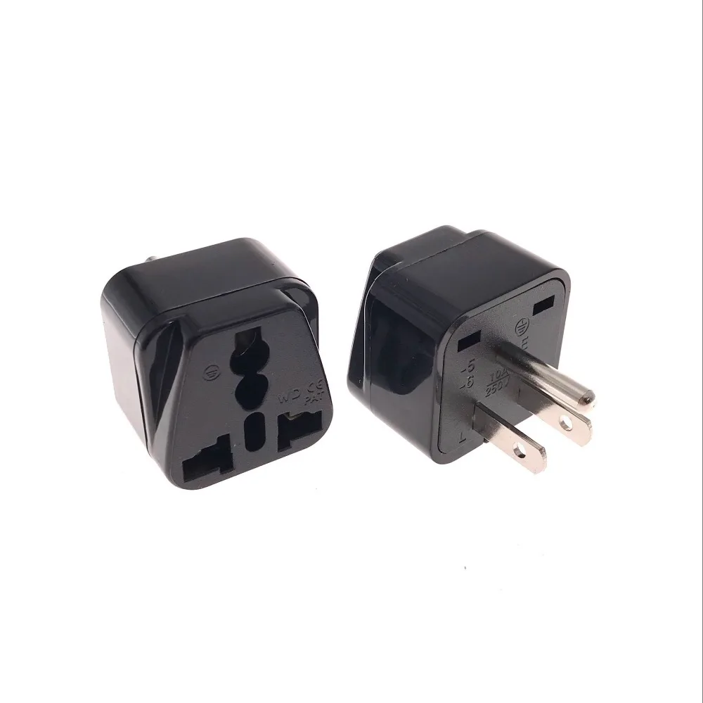 1PCS High Quality International Travel Universal Adapter 3PINS AC Electrical power Plug For UK/US/EU/AU to us Socket Converter