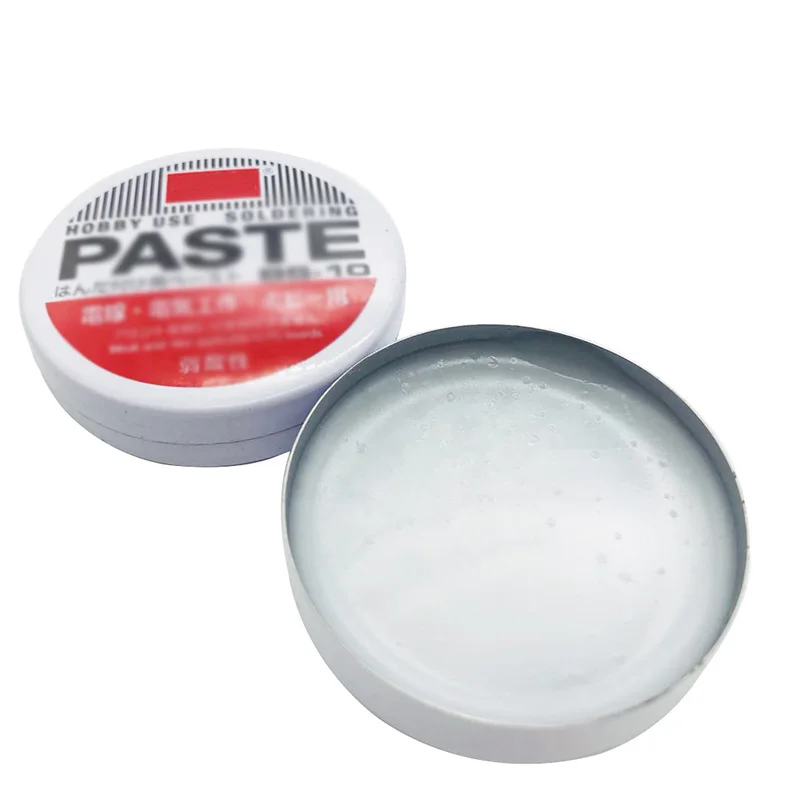 

10g Silver Weak Acid Soldering Solder Paste Solder Flux Grease Paste BS-10 4.5cm Semi Solid