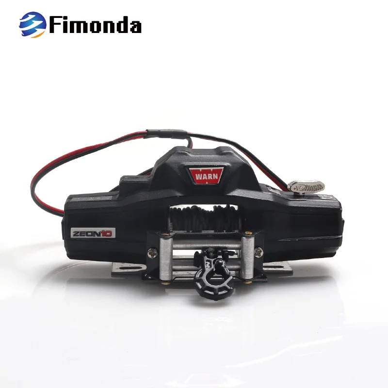 RC Metal Automatic Double Motor Simulated Winch For 1/10 RC Crawler Car Axial SCX10 TRX4 RC4WD D90 D110 TF2 Tamiya CC01