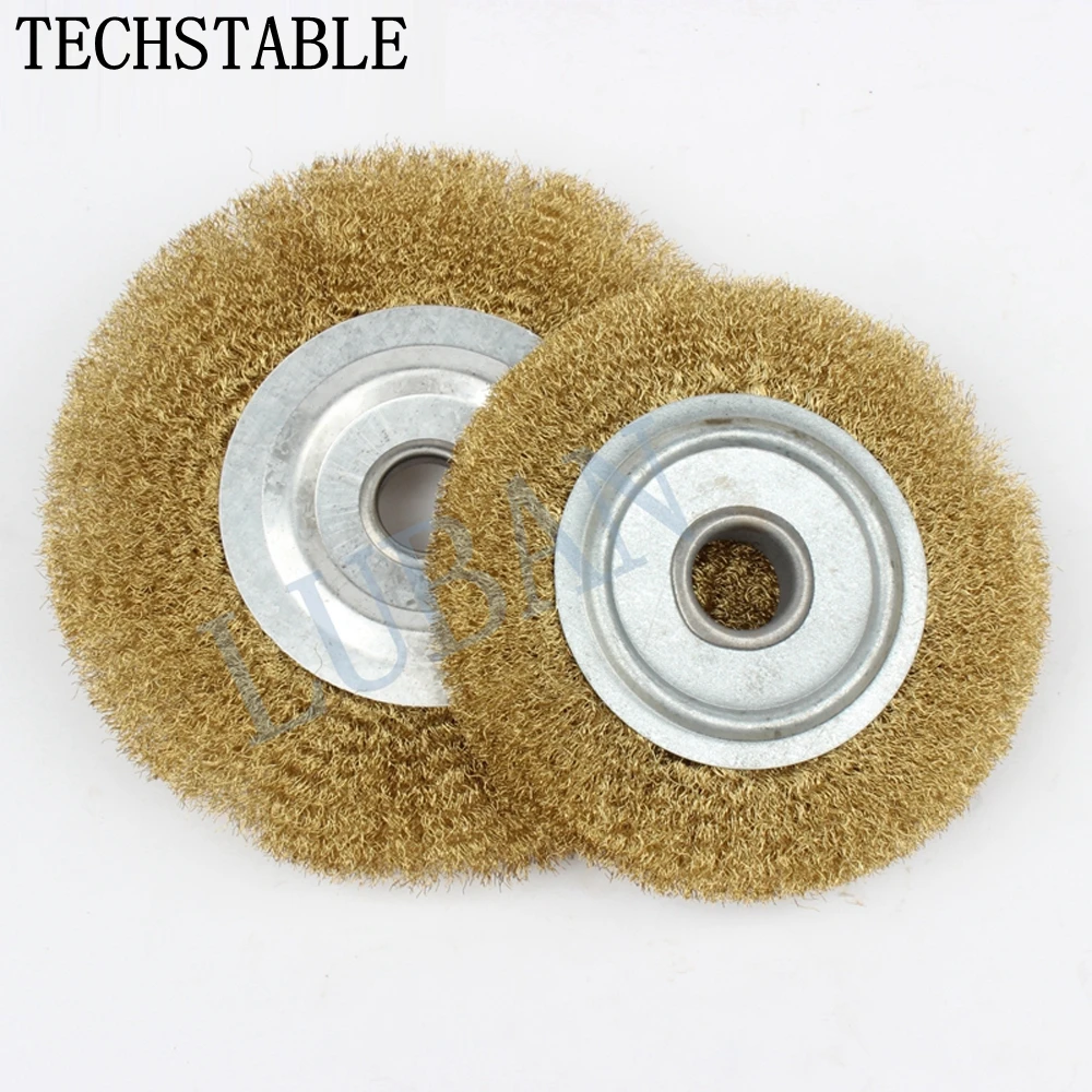 0.13 Flat wire wheel wire brush carpentry abrasive polishing wheel grinding head parallel wire brush rust