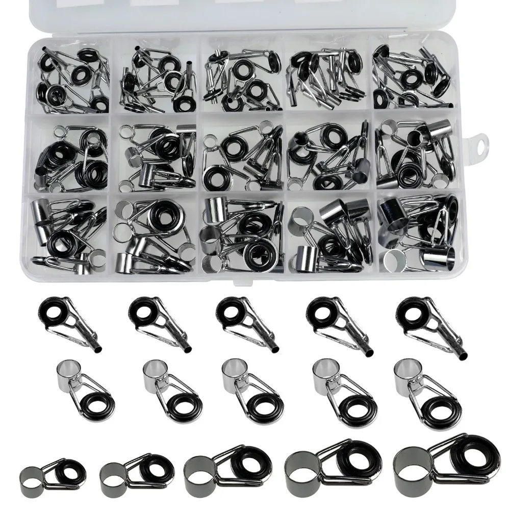 Imagem -01 - Thkfish-telescópica Pesca Rod Guias Kit Tip Top Repair Água Salgada Guia Varas de Pesca Guia Guias 1.88.6 80 Pcs thkfish telescopica pesca rod guias kit tip top repair agua salgada guia varas de pesca guia guias 1886 80 pcs 01