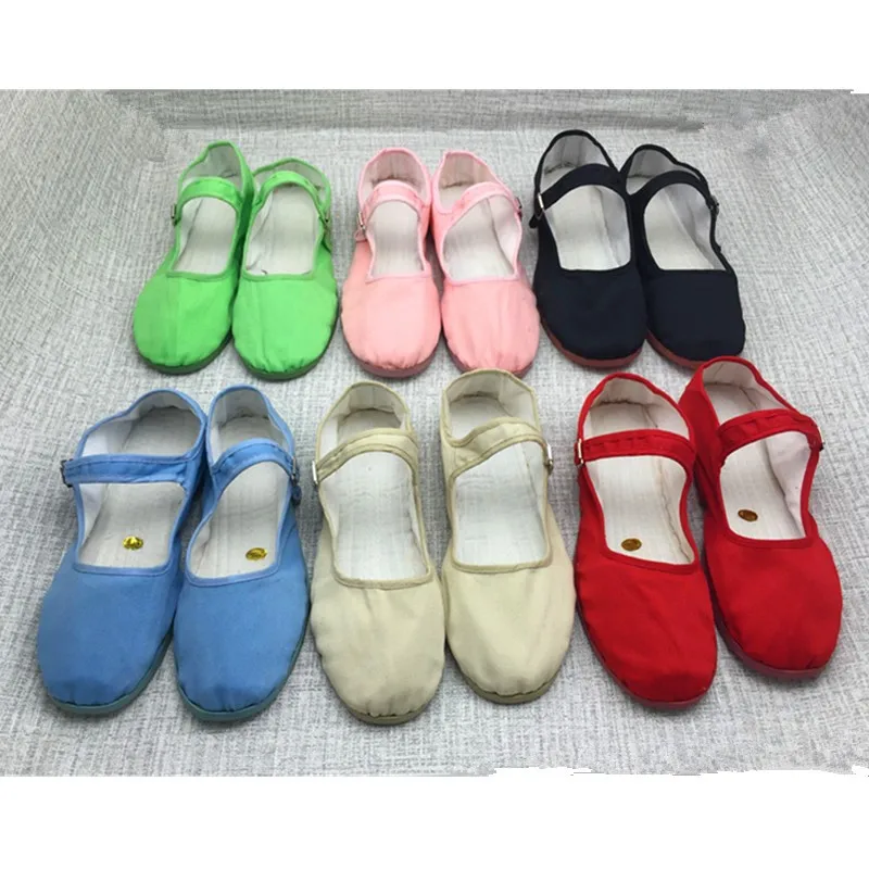 pure handmade Cotton Shoes chinese lady Vintage Chinese Kung Fu shoes Wing Chun Tai Chi  Martial Art Pure Cotton Shoes