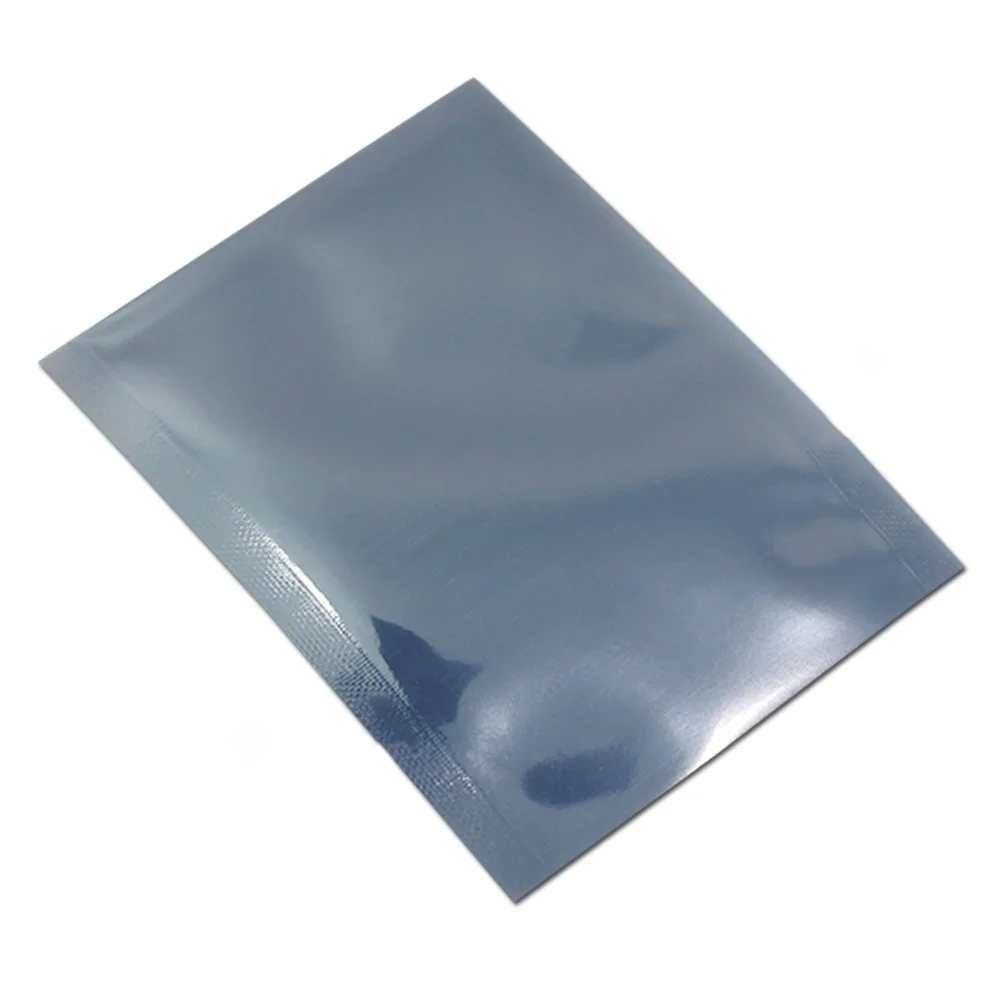 

12*20cm 100Pcs/Lot Open Top Antistatic Pouches Heat Seal Anti Static Shielding Plastic Bags ESD Anti-Static Storage Packing Bag