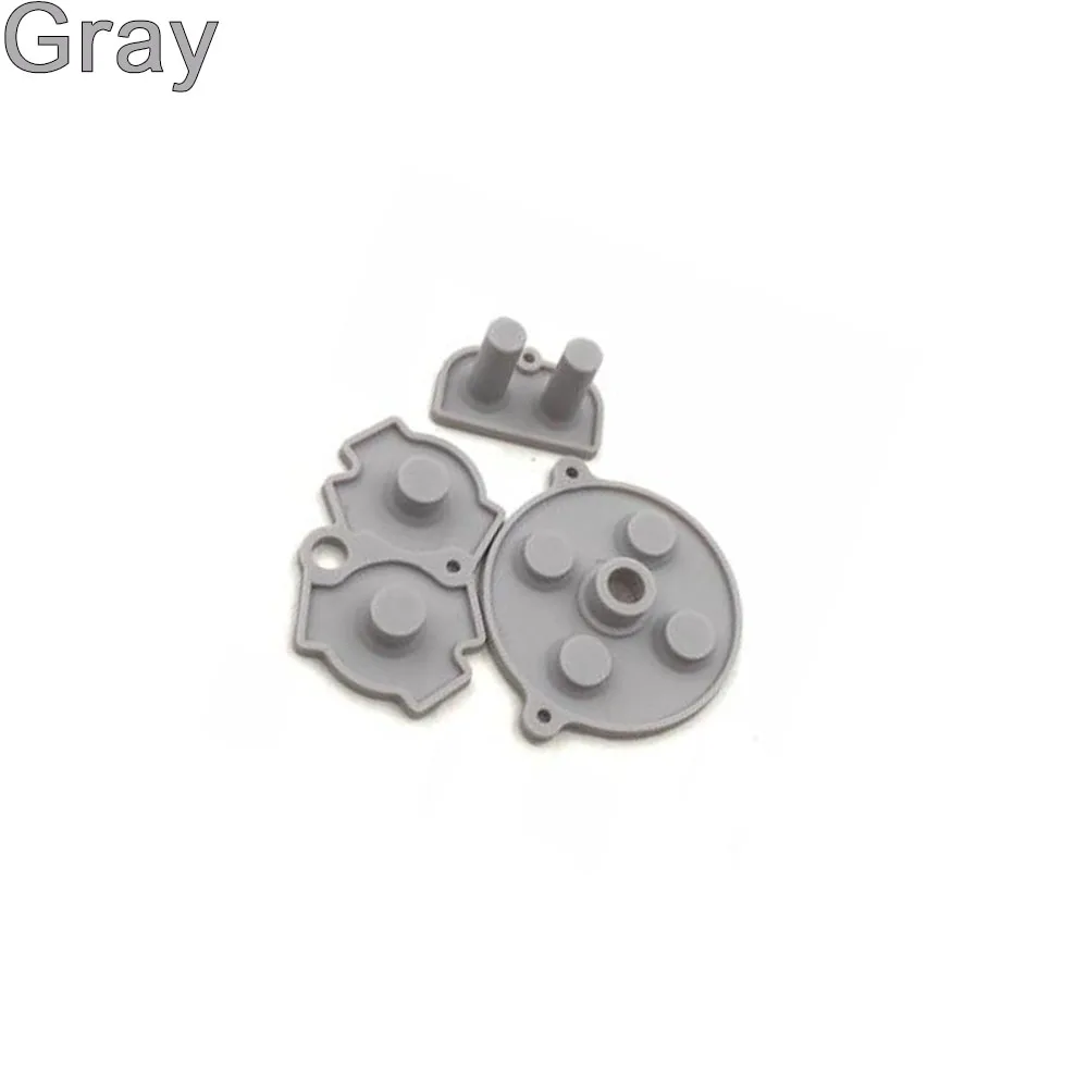 1 компл. Красочных резиновый проводящий A-B D-pad для Nintend GameBoy Advance GBA силиконовый Кондуктивный Start Select Keyboard