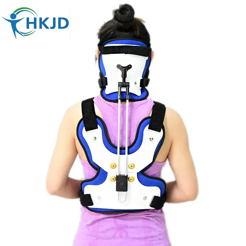 Newest Design Adjustable Medical Brace Cervical Thoracic Orthosis Health Care Product Fixation Stent Free Shipping Via Express