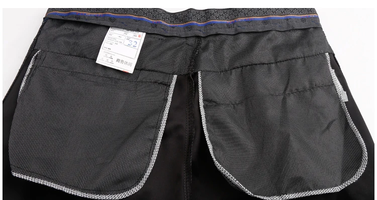 Herren-Lederhose, gerade Passform, elastische PU-Lederhose, Motorradhose, dünn – Detail 10