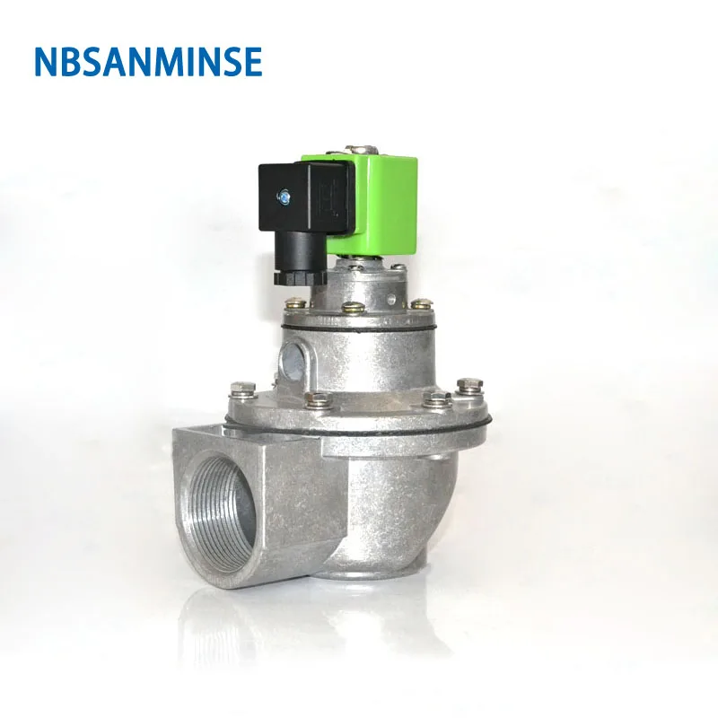 NBSANMINSE QD-Z 3/4 1 1-1/2 2 Inch 430FR Stainless Steel Pulse Jet Valve Dust Collector Double Seal Diaphragm Valve SBFEC Type