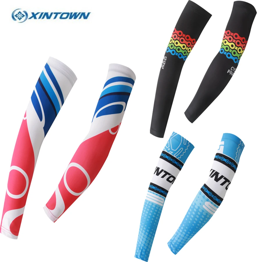 

Biking Cycling Arm Warmers Bike Bicycle UV Sun Protection Cuff Sleeve Cover XINTOWN