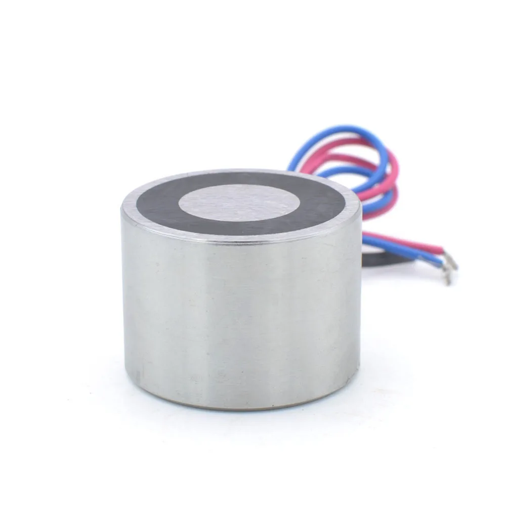 D34mm*H25mm 30KG 300N Current Degauss Electric Magnet Magnetic  Solenoid Sucker Electromagnet DC 12V 24V Powerful Rare Earth