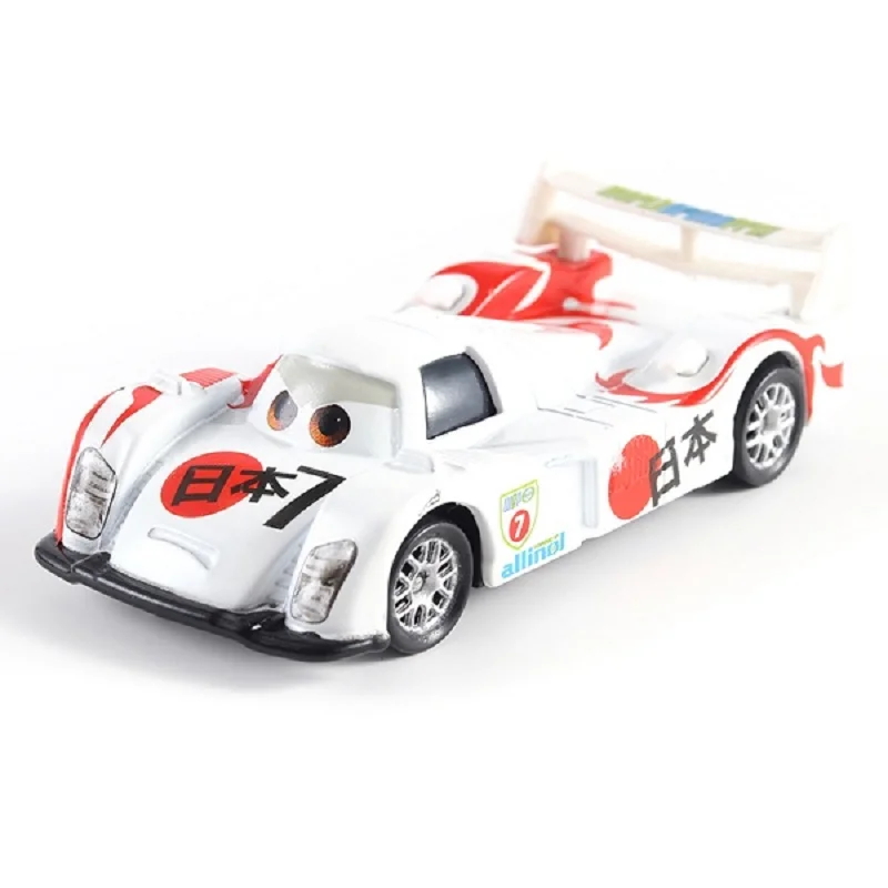 Samochody 3 Disney Pixar Cars 2 Shu Todoroki Metal Diecast Toys Samochód 1:55 Zygzak McQueen Prezenty dla dzieci Zabawki