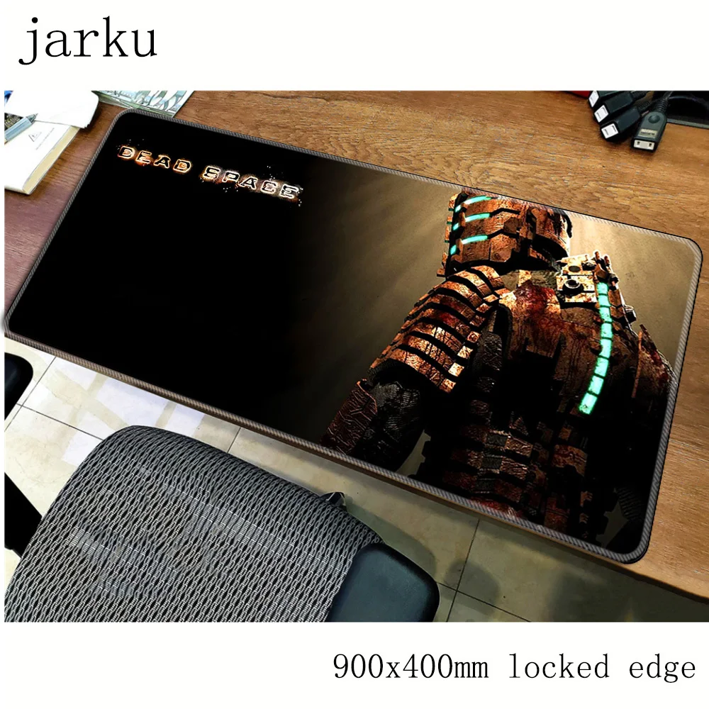 dead space mousepad gamer 900x400X3MM gaming mouse pad large Mass pattern notebook pc accessories laptop padmouse ergonomic mat