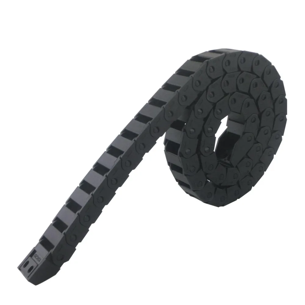 Transmission Chains 15 x 20mm Internal Size L1050mm Plastic Reinforced Nylon Towline Cable Drag Chain