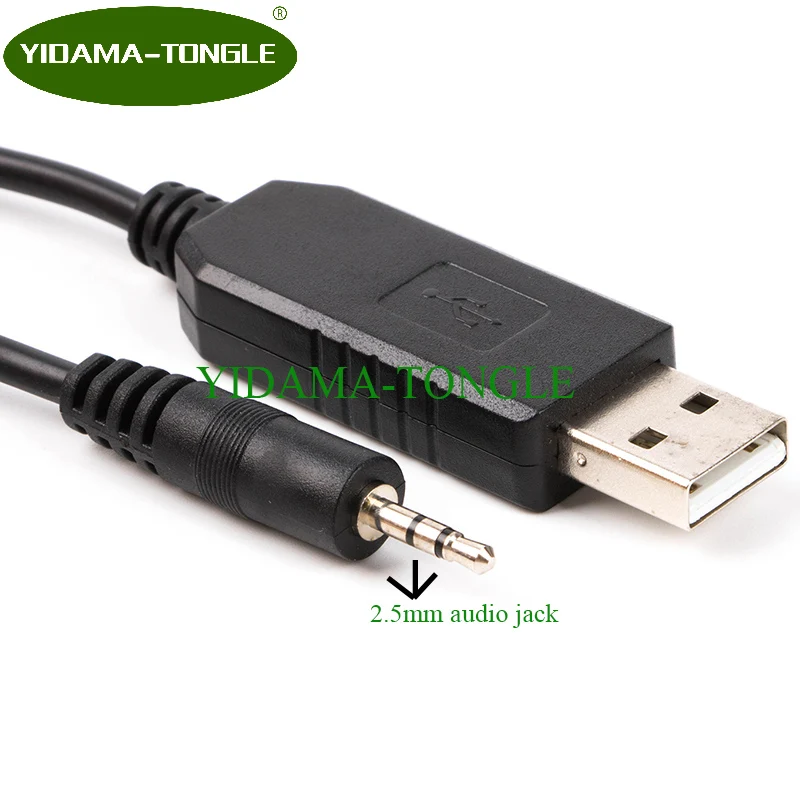 

usb ttl 3.3v cp2102 to 2.5mm audio jack adapte cable for glucose meter areo glucomen ready datenkabel support win7 8 10 android