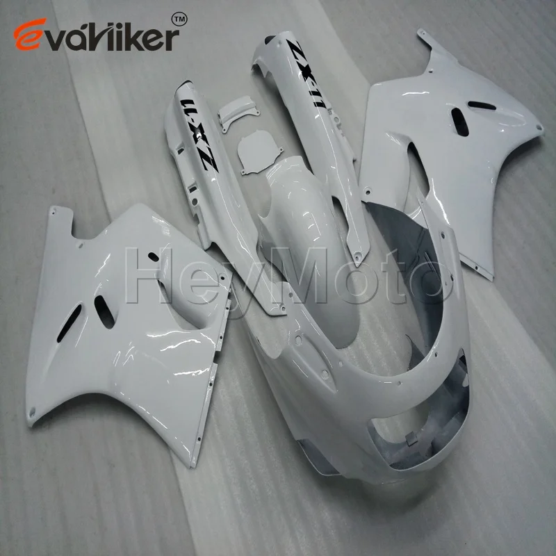 Motorcycle fairing for ZX11R 1990 1991 1992 1993 1994 1995 1996 1997 1998 1999 2001  silvergray ABS motor panels