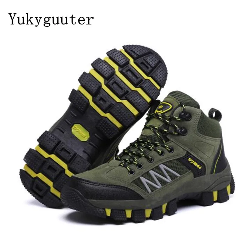 

Men Hiking Shoes Outdoor Walking Jogging Trekking Boots Mountain Climbing Travel Sport Shoes Male Waterproof Sneakers Athletic