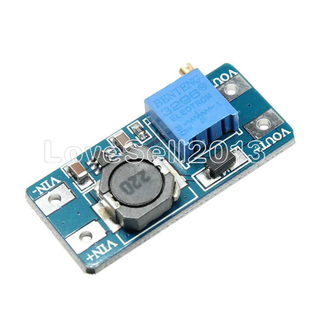 10PCS MT3608 DC-DC Step Up Converter Booster Power Apply Module Booster Power Module MAX Output 28V 2A For Arduino