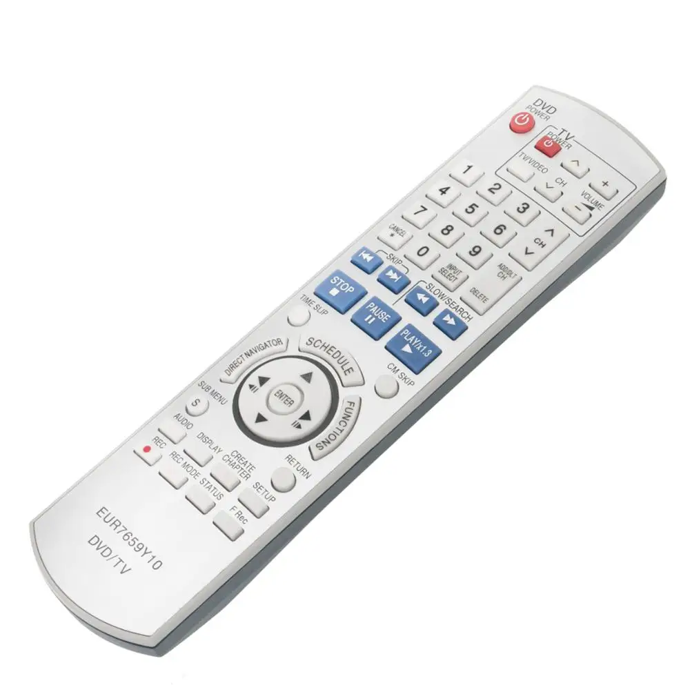 New Remote Control EUR7659Y10 for Panasonic DVD Recorder DMR-ES30V DMR-E35V DMR-ES10 DMR-ES15