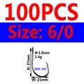 100pcs size6I0