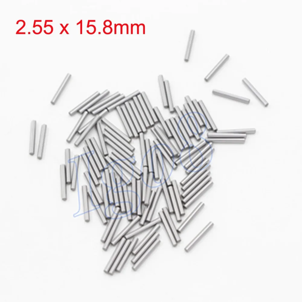 300PCS Steel 2.55mm x 15.8mm Dowel Pins