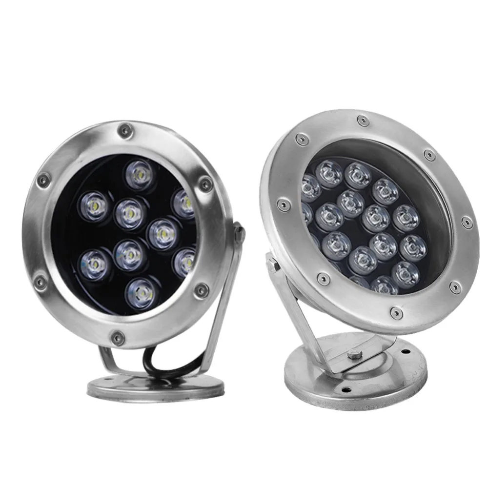 

LED RGB Underwater Light Pond Submersible IP67 Night Lamp Remote DC 12V 24V Outdoor Garden Swimming Pool Party Landscape