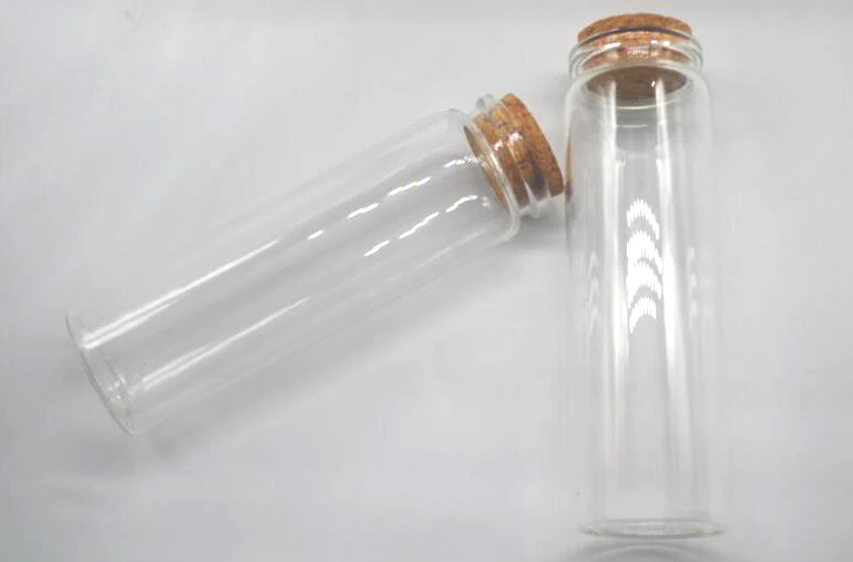 50pcs 37*120mm New Arrival Glass Cork Bottle Empty Sample Vial, Home Decoration Wishing Vial Refillable jars Container test tube