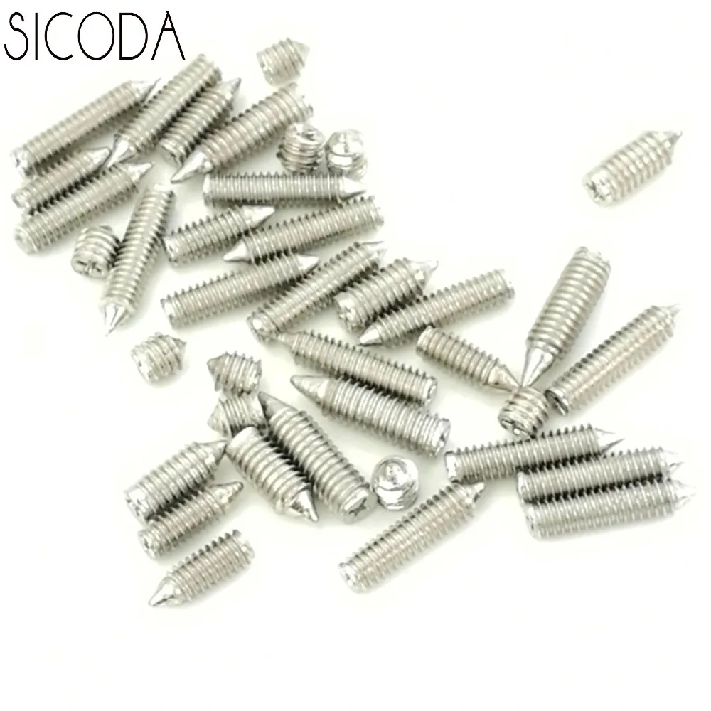 SICODA 80pcs DIY belt buckle screw handbag repair screw small screw multi sizes self-tapping screws Cross  head