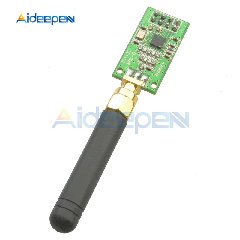 CC1101 ไร้สาย RF Transceiver Board 315/433/868/915MHZ SMA เสาอากาศไร้สายโมดูล 1.8-3.6V 30mA GFSK MSK Modulation