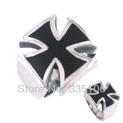 Fashion German Army Iron Cross Ring Stainless Steel Jewelry Gothic Punk Biker Men Ring SWR0111A