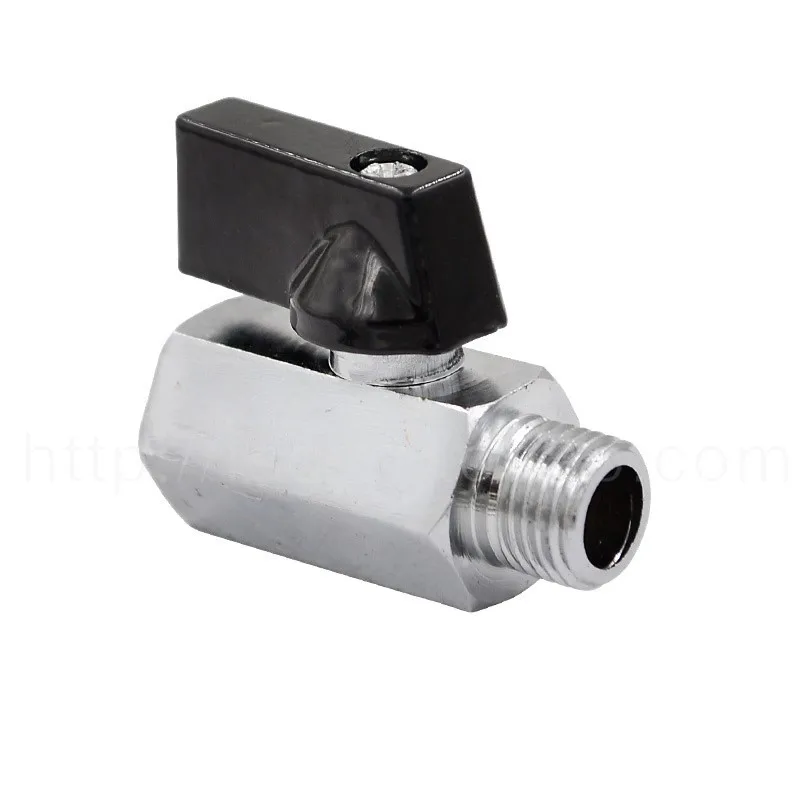 Mini Nickel Plating Brass Ball Valve 1/2