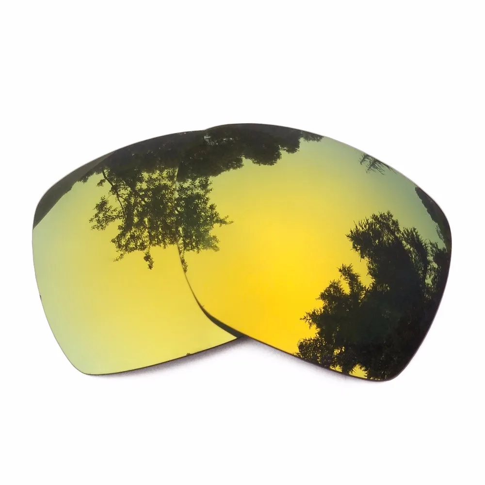 

24K Gold Mirrored Polarized Replacement Lenses for-Oakley Deviation Sunglasses Frame 100% UVA & UVB Anti-scratch