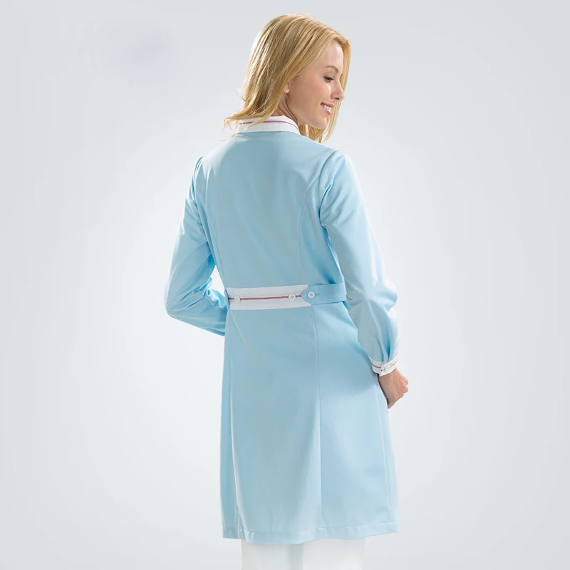 winter professional Nurse's robe medical long-sleeved  sports models frosted Lab coats  nurse uniforms women's Nurse dress