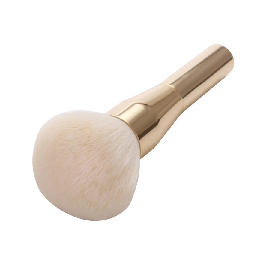 comfortable Italy brand makeup brushes Nano super soft thick dense hair gold metal maquiagem blush powder Kabuki make up brush