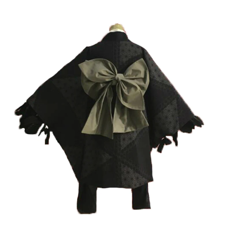 free shipping Hot Games NieR Automata 2B Devola/Popola Cosplay Costumes Fancy Party Dress black kimono