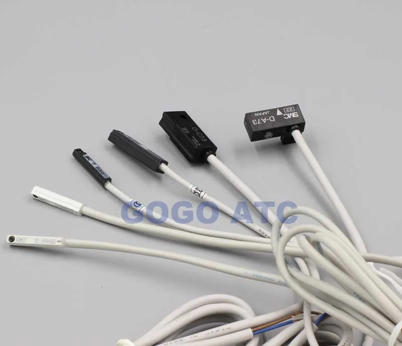 Free shipping Led Reed Switch D-A93/A73/C73/Z73/90/B54/A54/M9B/M9N CS1-J/U/F/S/G/M Pneumatic Cylinder Magnetic Sensor Switch