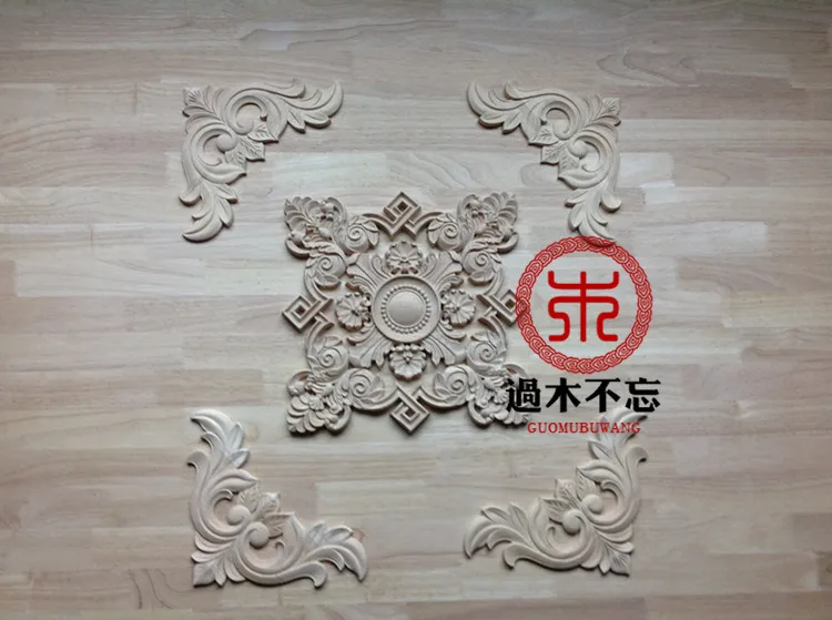 

Do not forget to log in Dongyang wood wood trim leaves flower box window decal European Style Fireplace door flower