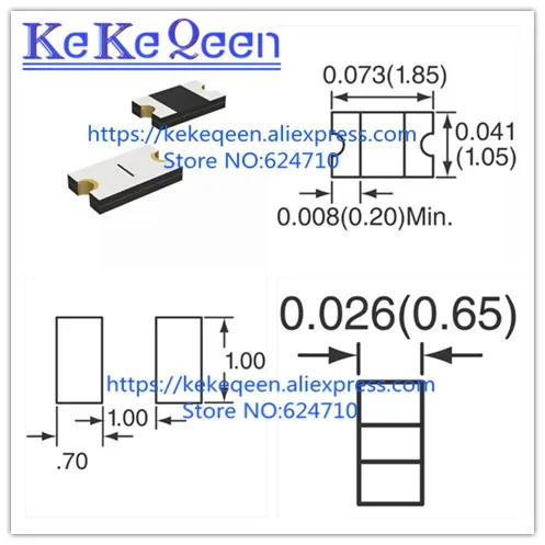 100Pcs/Lot PTC FUSE 0603 0.75A 750mA 6V SMT SMD PPTC Resettable Fuses Circuit protection SMD0603P075TF