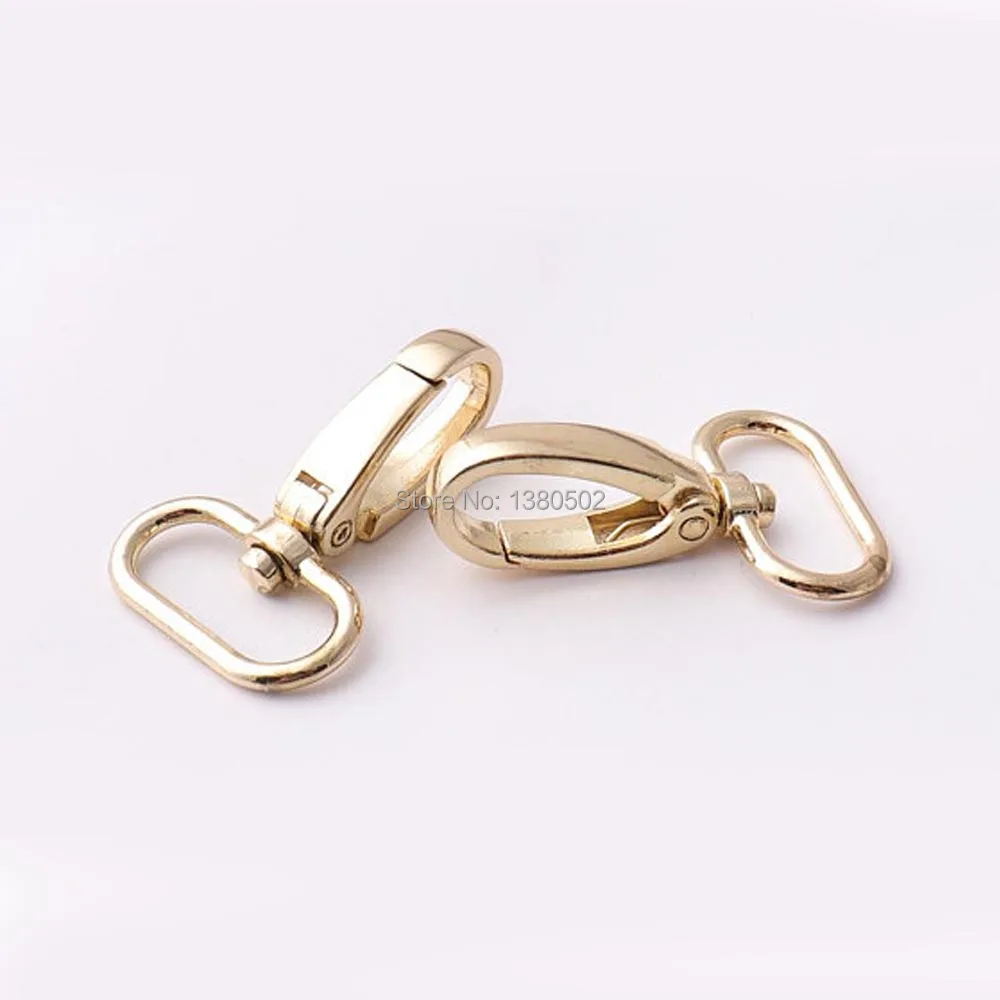 5PCS gold color and nickel color Snap Hooks Swivel hook metal For Backpack lanyard keychain