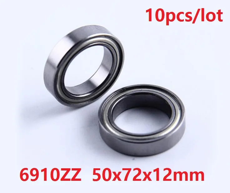 

10pcs/lot 6910 ZZ 6910ZZ ball bearing 50x72x12 Deep Groove Ball Bearing 50*72*12 mm