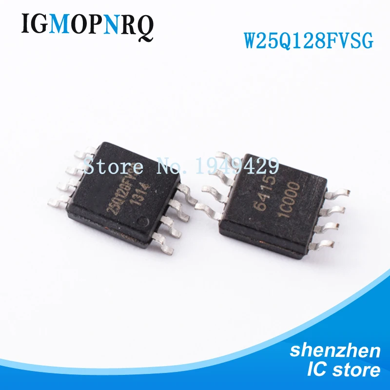 5Pcs W25Q128Fvsg W2…