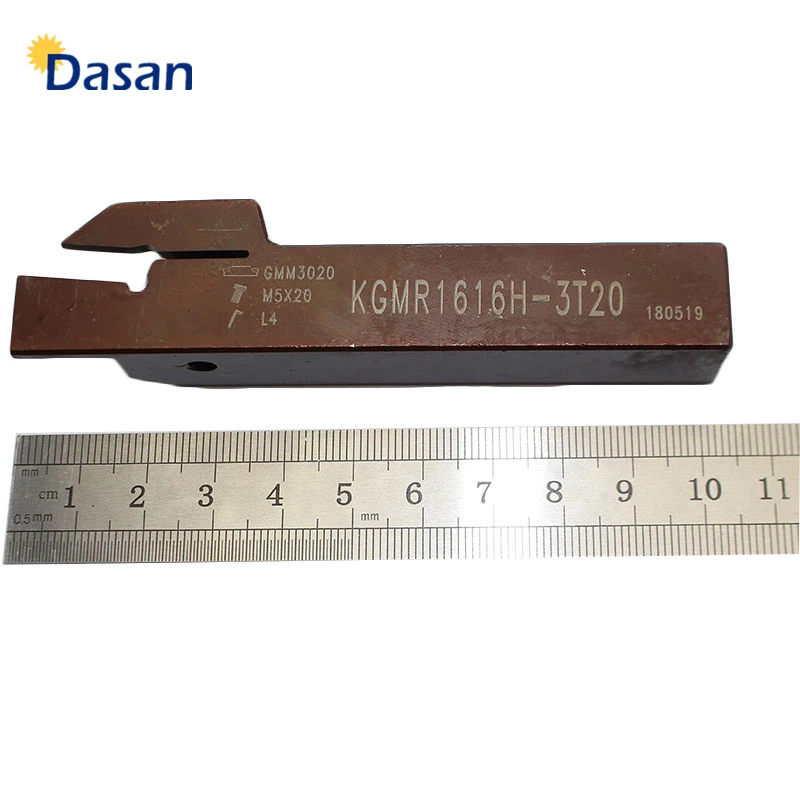 1 قطعة KGMR1616-3T20 الحز أداة حامل CNC ربيع الصلب الشق أربور مع توركس مفتاح وجع مخرطة القاطع تحول أداة