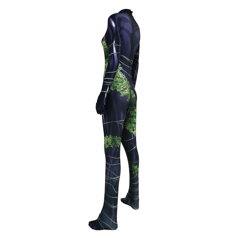 Costume de Cosplay de venion Ivy Plantgirl, combinaison Zentai en Spandex, combinaison d'halloween de super-héros, impression 3D