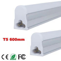 1pc/lot LED Bulbs Tubes 2ft Integrated Tube Light T5 600mm 10W LED tubes AC85-265V SMD2835 Lighting 1000lm LED Fluorescent tubes